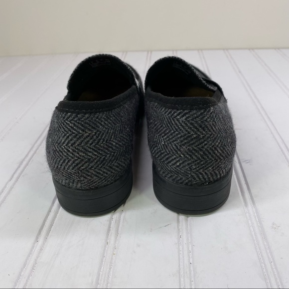 Clarks Trish Rose Gray herringbone loafers - Picture 7 of 9